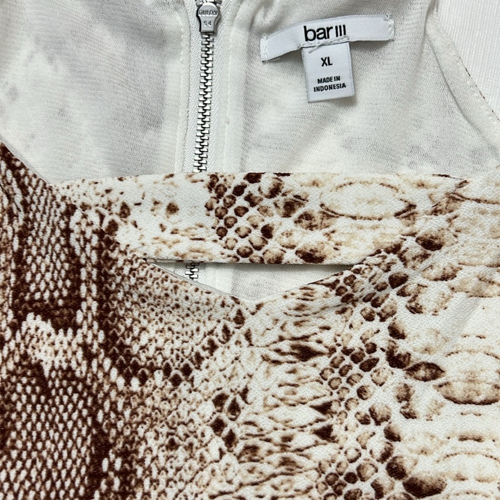BAR III Snake/Python Print Tank Top - Picture 5 of 11